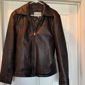 Excell Brown Leather Men's Jacket